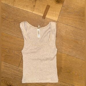 Skims Cotton Rib Tank Top